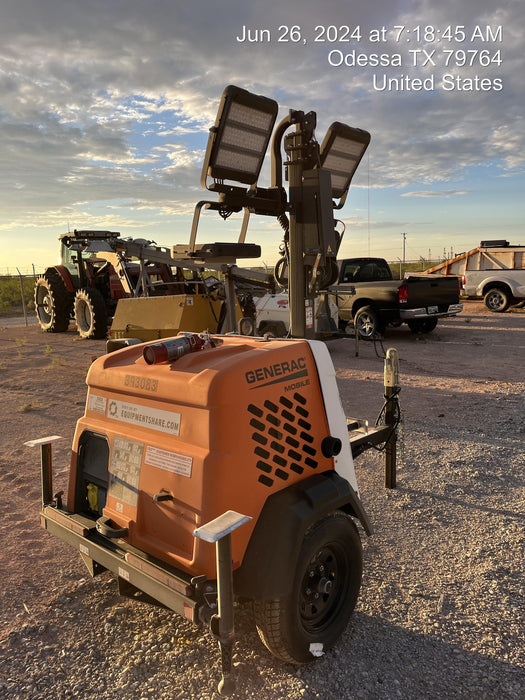 2024 Generac MLT2 Diesel, Flex Switch 120V Input, Powerzone Controller, 
(4) 320W LED Lights, 4kW Generator, 39.9 Gal Fuel Tank, 2" Ball, T3