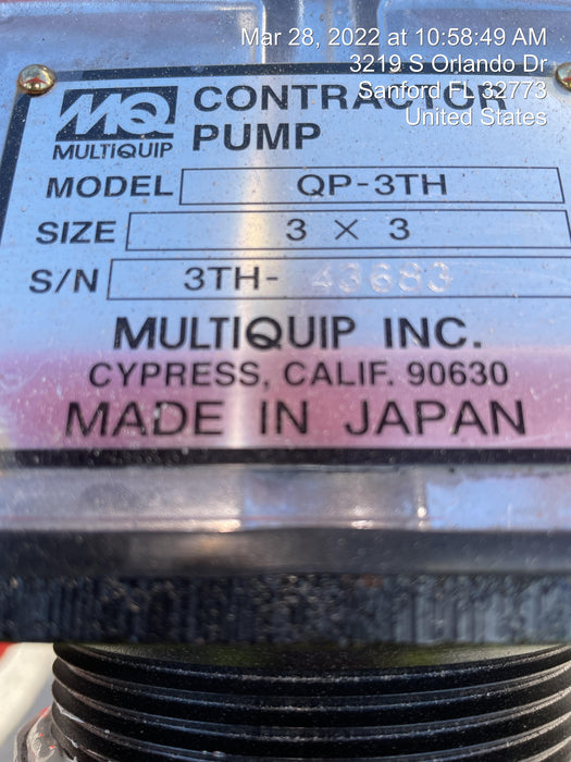 2021 MULTIQUIP QP3TH