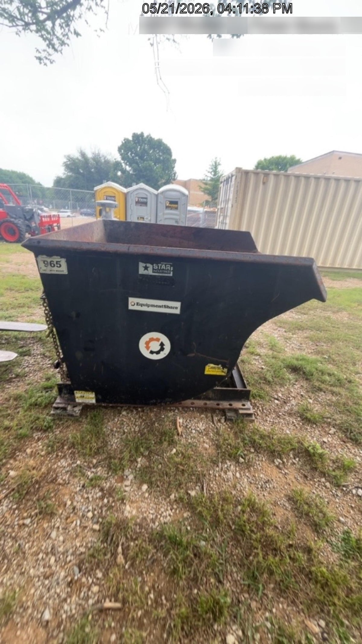 2018 STAR INDUSTRIES M-1820 - Self-Dump Hopper