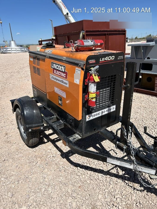 2022 Lincoln Electric LE400 Kubota V1505, Trlr, Cable Rack, Light Kit, ES Decals, T3