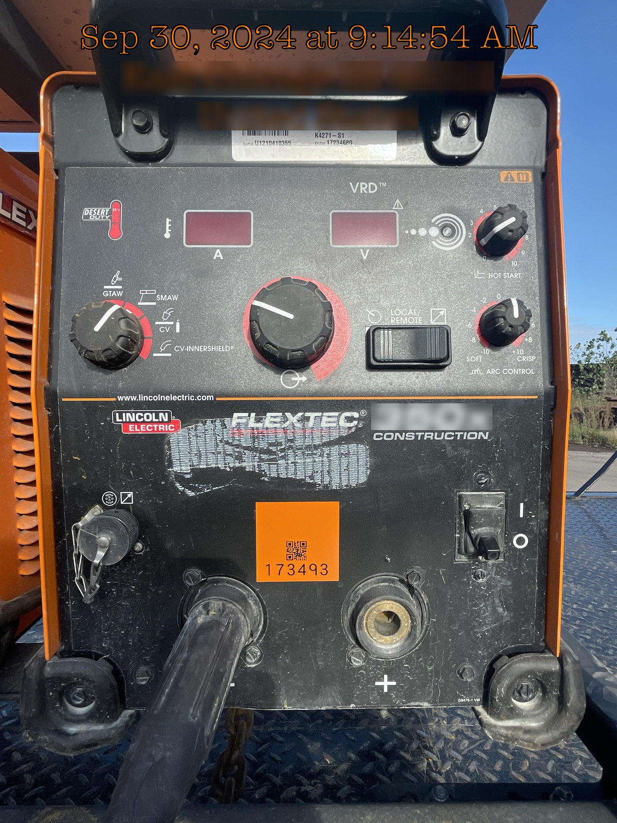 2021 LINCOLN ELECTRIC FLEXTEC 350X