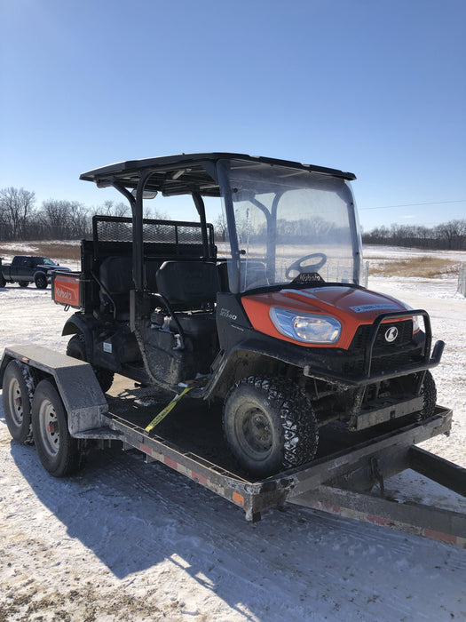 2022 Kubota RTV-X1140W-H Plastic Canopy, Windshield Acrylic Clear, LED Strobe Light, Wire Harness Kit, Back up Alarm