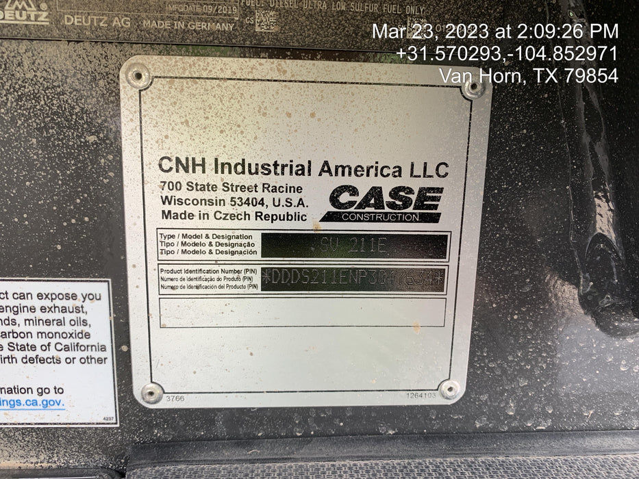 2023 CASE SV211E