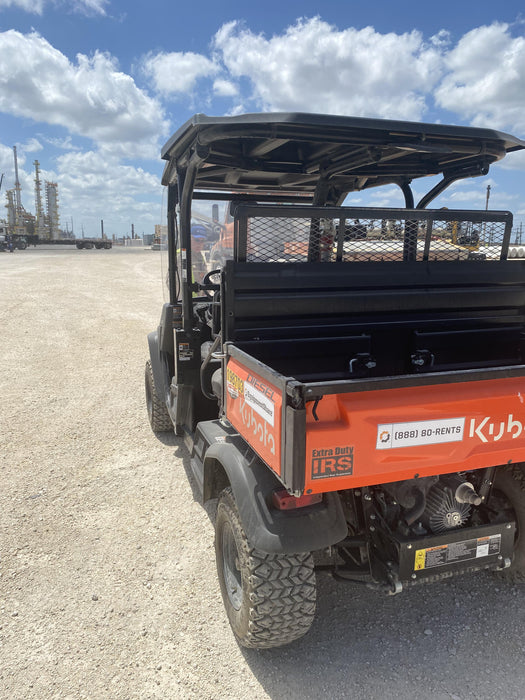 2022 Kubota RTV-X1140W-H Plastic Canopy, Windshield Acrylic Clear, LED Strobe Light, Wire Harness Kit, Back up Alarm