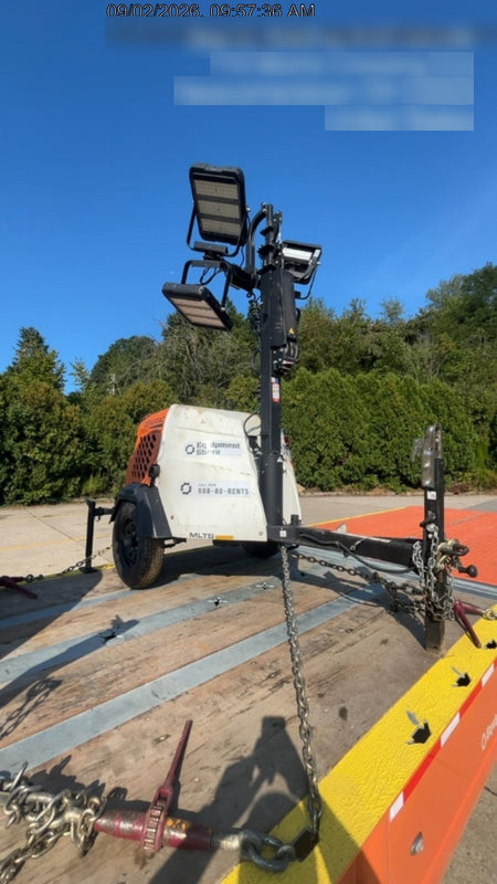 2024 Generac MLT2 Diesel, Flex Switch 120V Input, Powerzone Controller, 
(4) 320W LED Lights, 4kW Generator, 39.9 Gal Fuel Tank, 2" Ball, T3