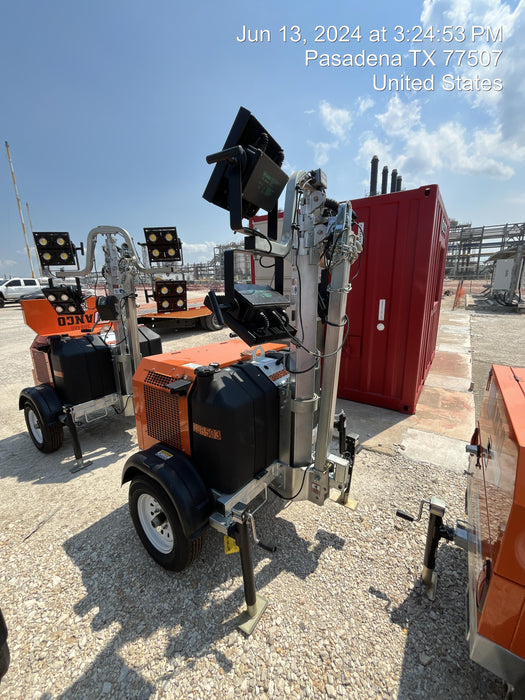 2024 Wanco WLTT-4MM4K Diesel, Deep Sea Controller, Shore Power Plug, Auto Start, (4) 350W LED Floodlights, 4kW Generator, 60 Gal Fuel Tank, 2" Ball, T3