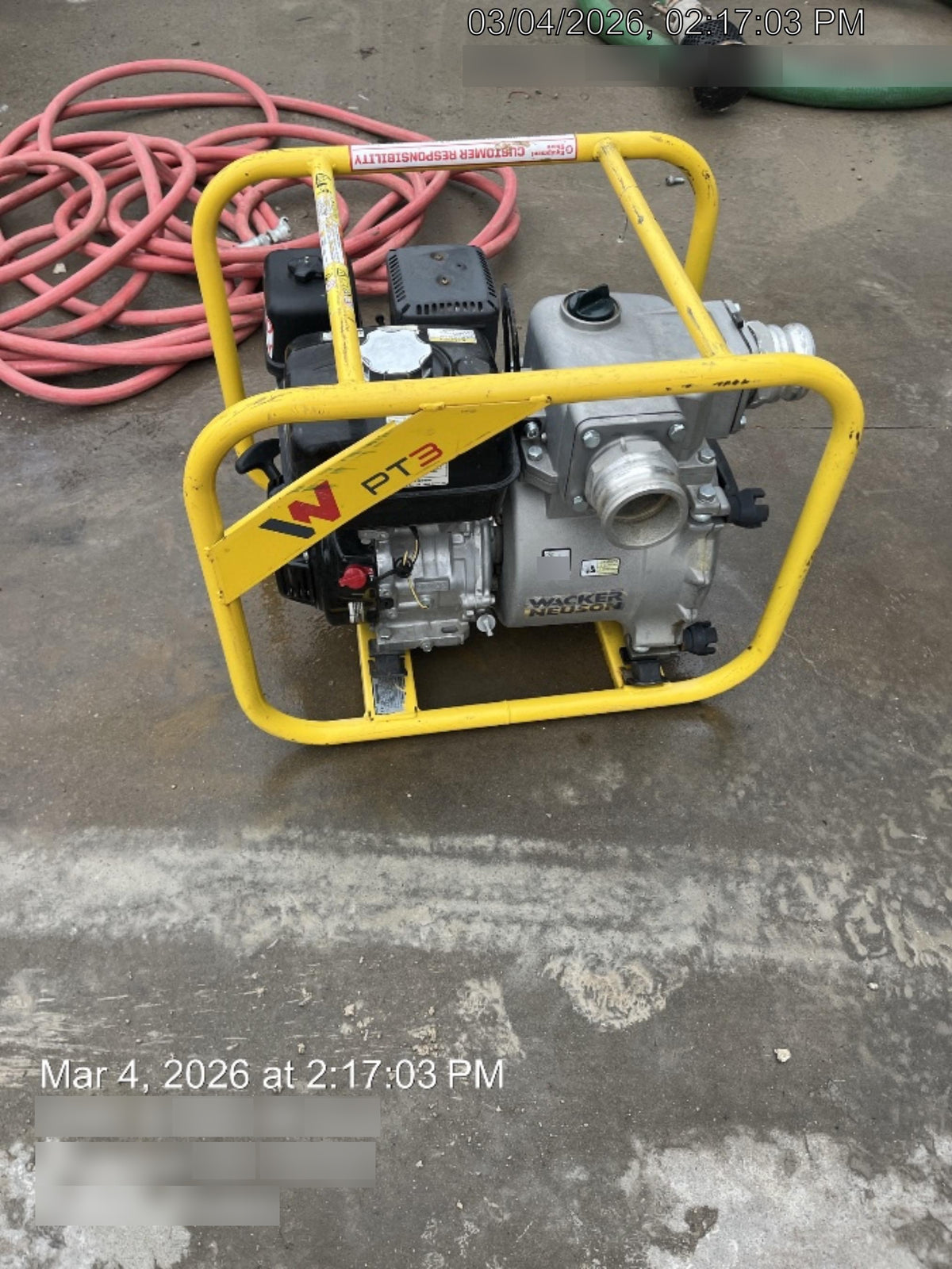 2020 WACKER NEUSON PT3A