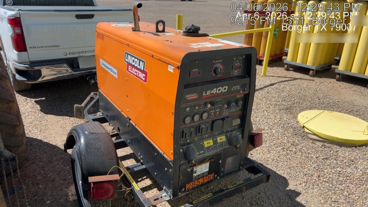 2022 Lincoln Electric LE400 Kubota V1505, Trlr, Cable Rack, Light Kit, ES Decals, T3