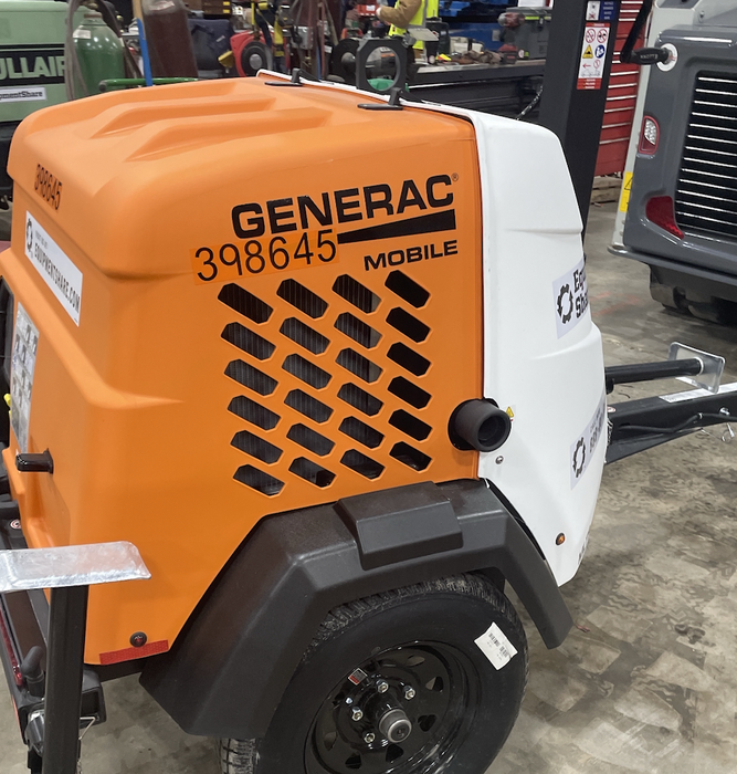 2024 Generac MLT2 Diesel, Flex Switch 120V Input, Powerzone Controller, 
(4) 320W LED Lights, 4kW Generator, 39.9 Gal Fuel Tank, 2" Ball, T3