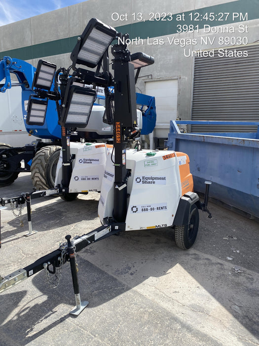 2023 Generac MLT2 Diesel, Flex Switch 120V Input, Powerzone Controller, (4) 320W LED Lights, 4kW Generator, 39.9 Gal Fuel Tank, 2" Ball, T3