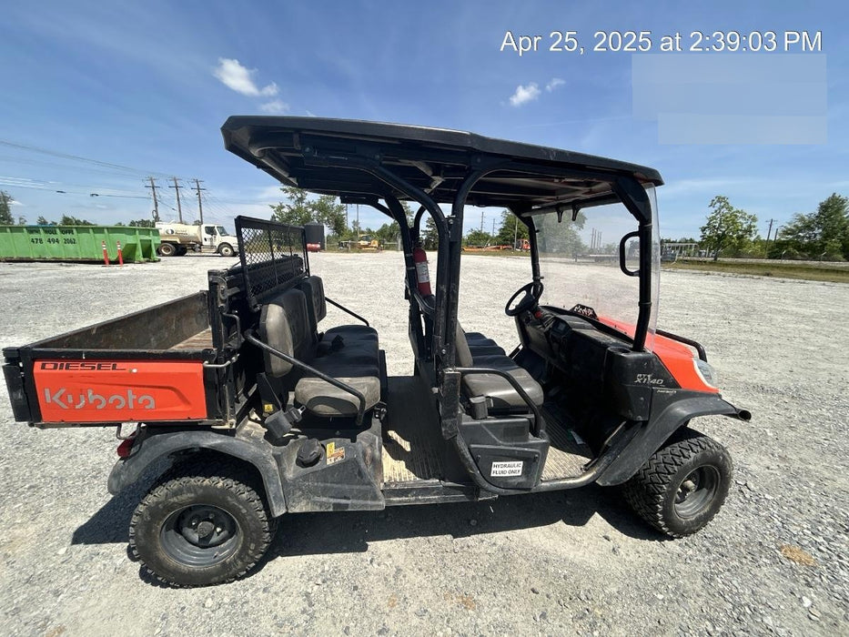 2022 Kubota RTV-X1140W-H Plastic Canopy, Windshield Acrylic Clear, LED Strobe Light, Wire Harness Kit, Back up Alarm