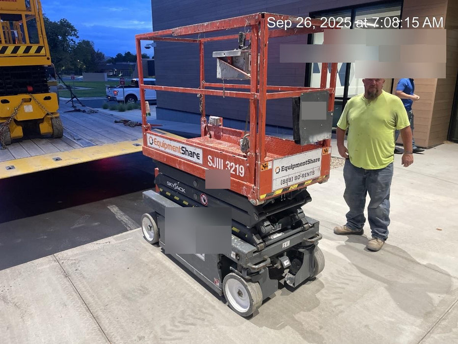 2019 Skyjack SJIII-3219 Standard Options