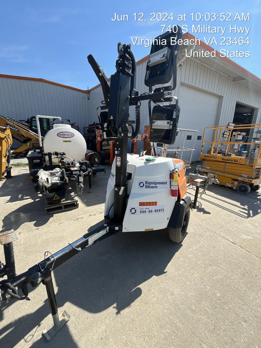 2023 Generac MLT2 Diesel, Flex Switch 120V Input, Powerzone Controller, 
(4) 320W LED Lights, 4kW Generator, 39.9 Gal Fuel Tank, 2" Ball, T3