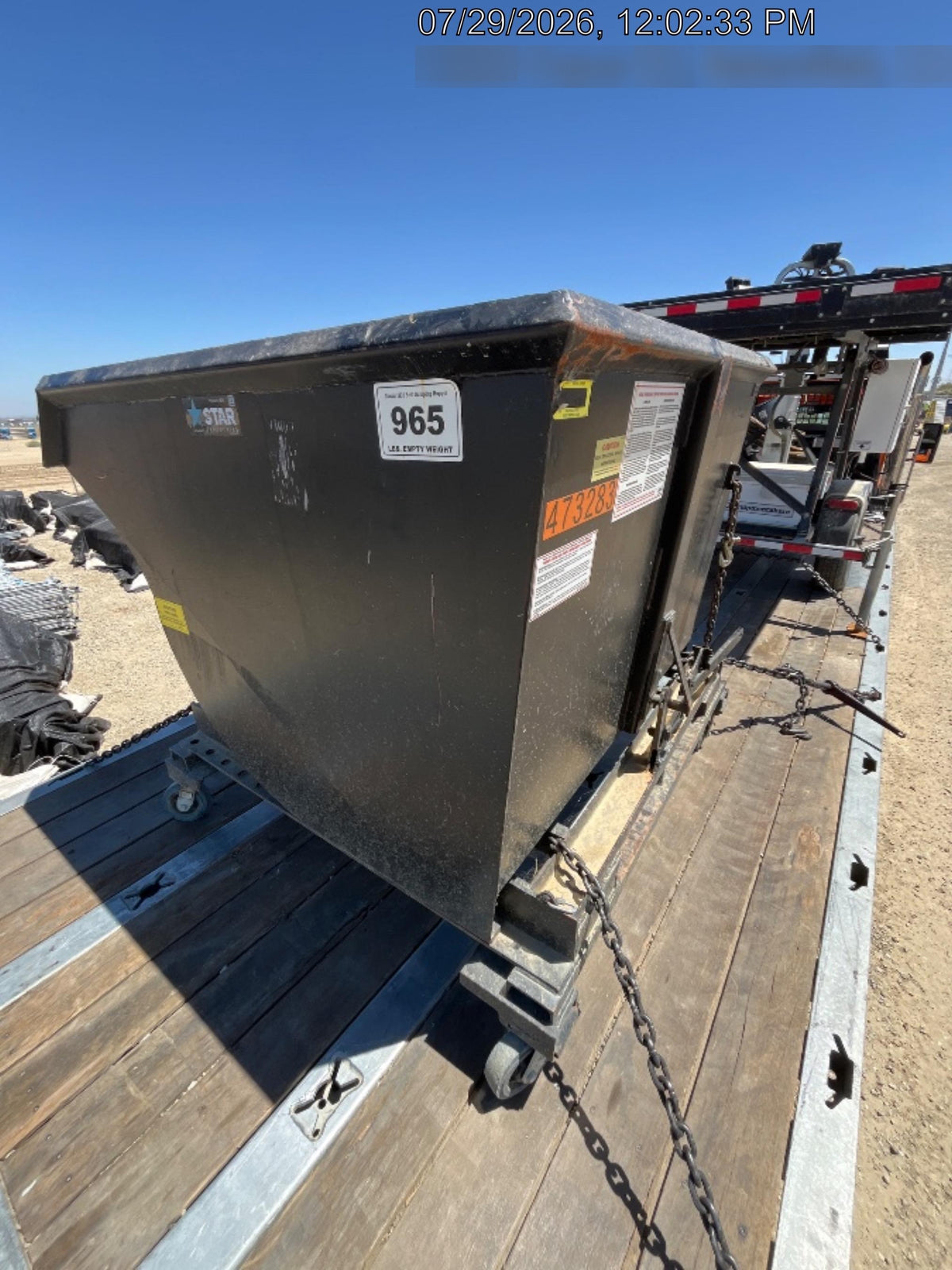 2024 STAR INDUSTRIES M-1820 - Self-Dump Hopper