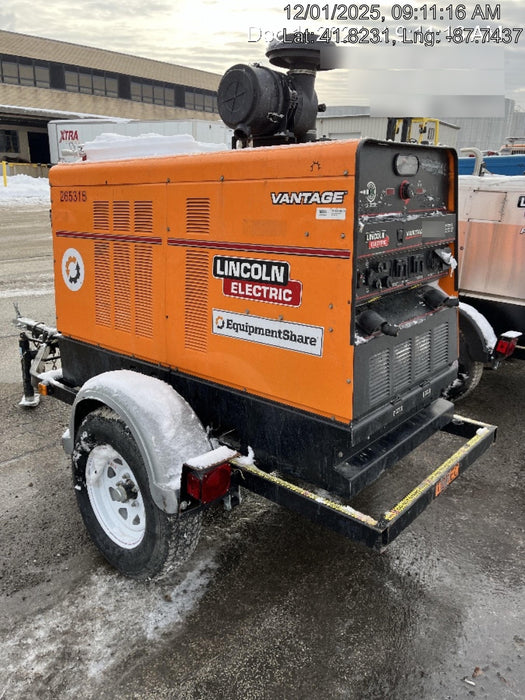 2022 Lincoln Electric Vantage 549X Crosslink Technology, Trailer Mounted, ES Decals, T3