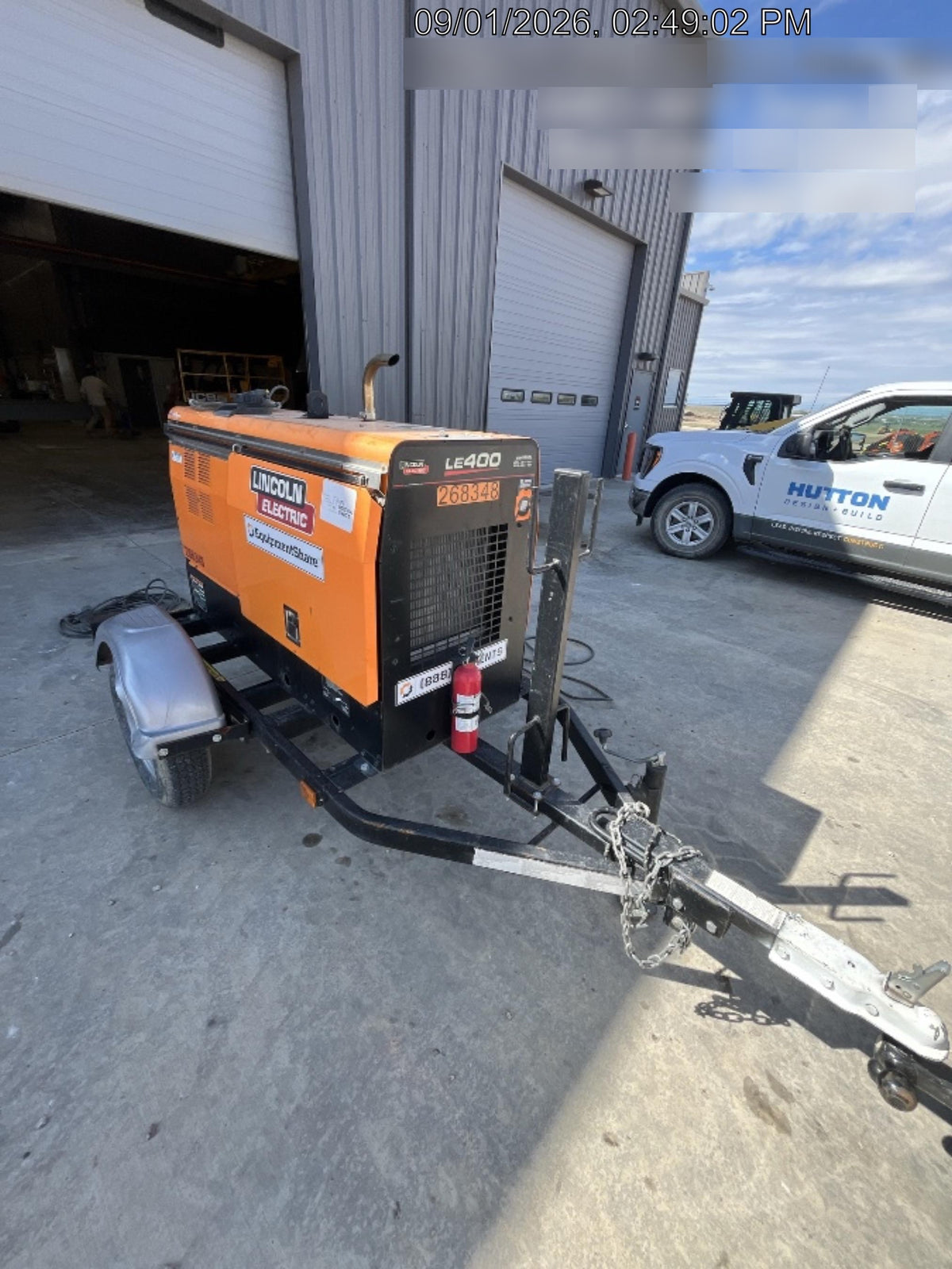 2022 Lincoln Electric LE400 Kubota V1505, Trlr, Cable Rack, Light Kit, ES Decals, T3
