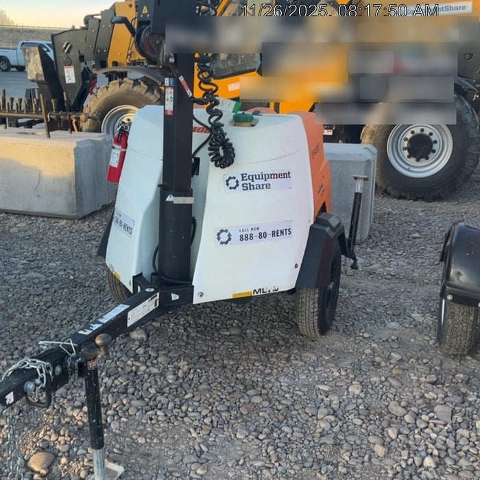 2024 Generac MLT2 Diesel, Flex Switch 120V Input, Powerzone Controller, 
(4) 320W LED Lights, 4kW Generator, 39.9 Gal Fuel Tank, 2" Ball, T3