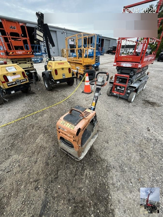 2023 Multiquip MVH158 Honda GX200, 17" Plate, Gas