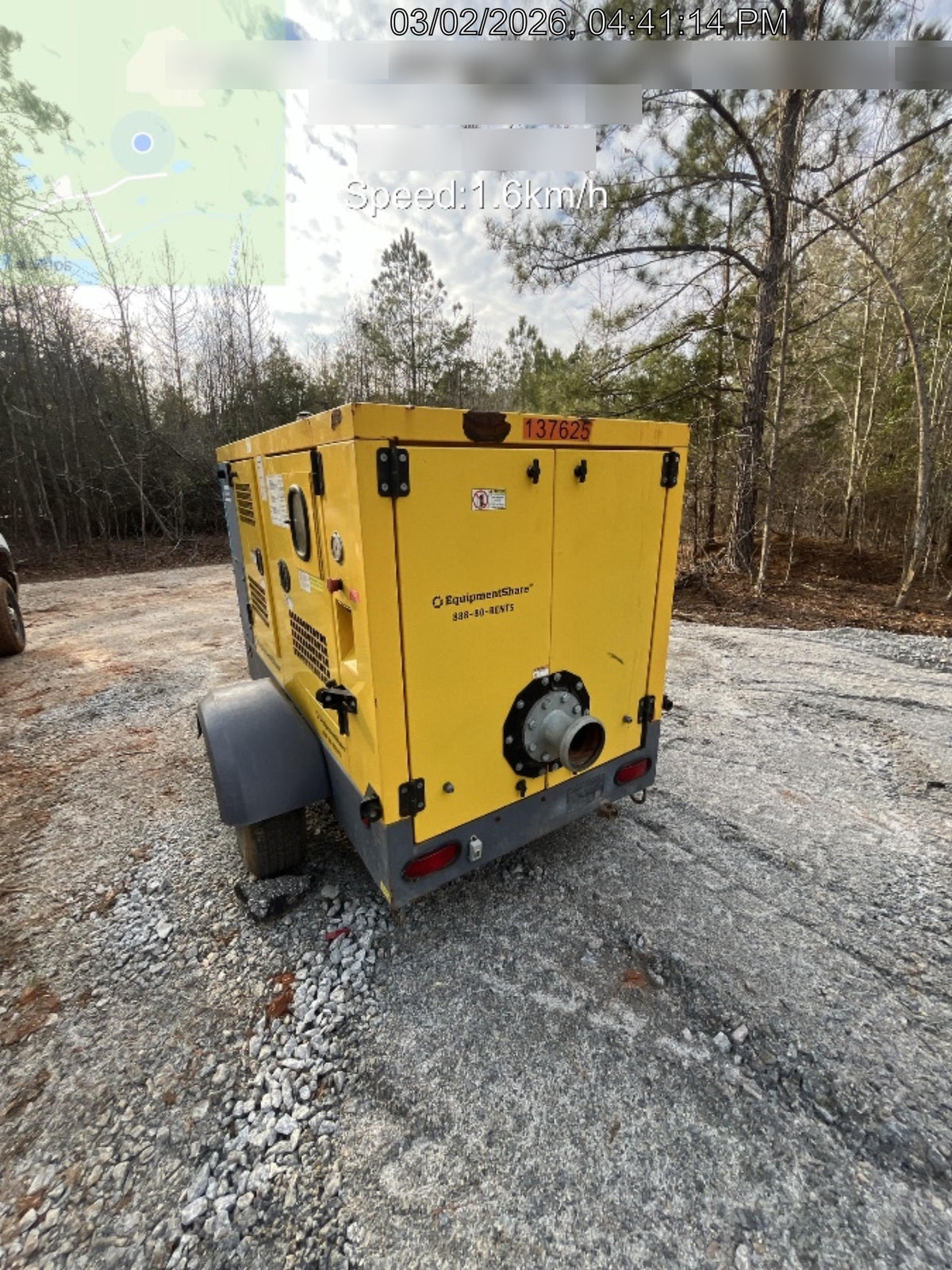 2021 ATLAS COPCO PAS 100 HF CS Enclosed