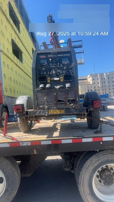 2021 Lincoln Electric Dual Maverick 200/200X Ready Pak 3, Includes Trailer, Cable Rack, Fender Light Kit