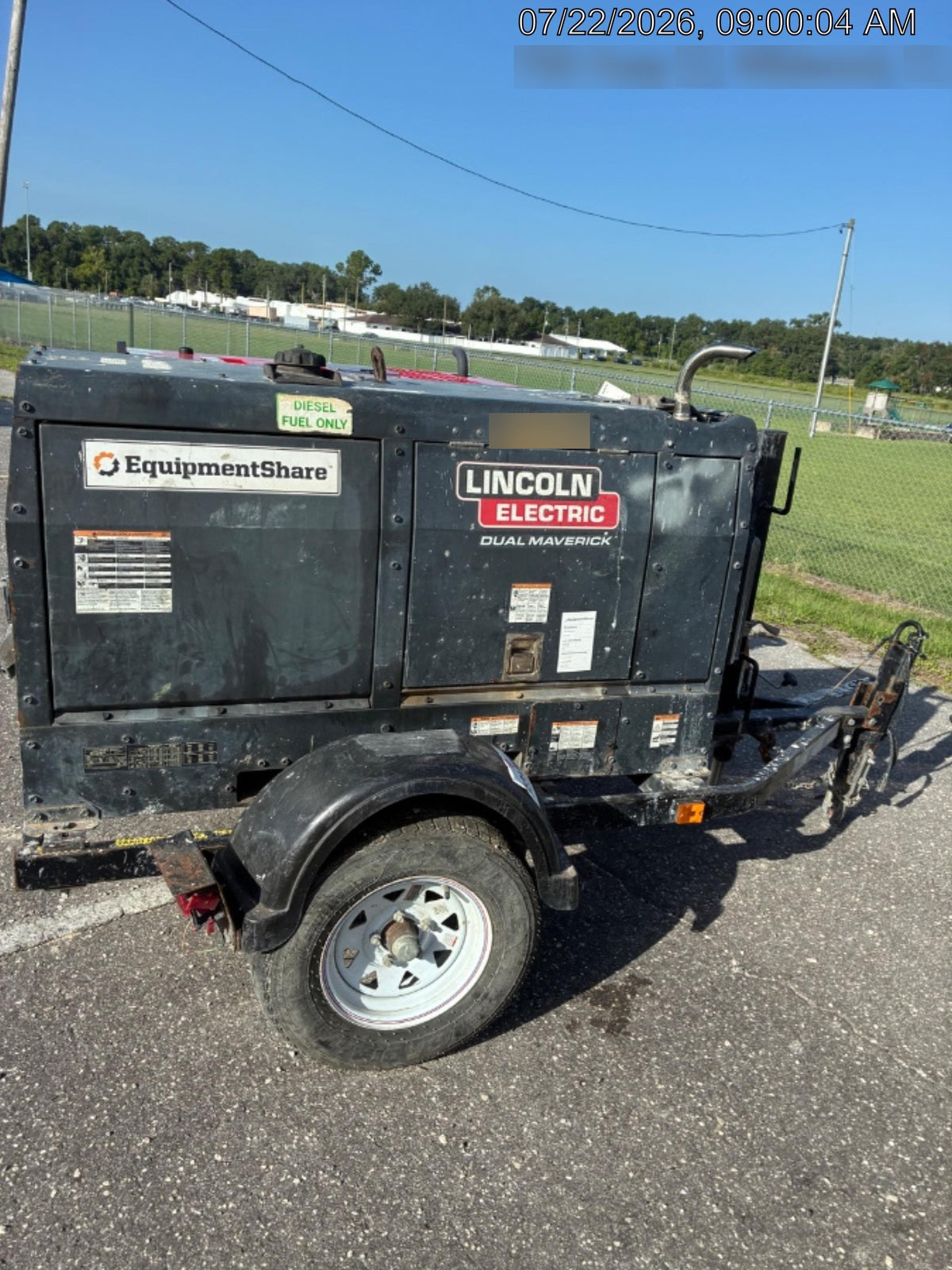 2021 Lincoln Electric Dual Maverick 200/200X Ready Pak 3, Includes Trailer, Cable Rack, Fender Light Kit