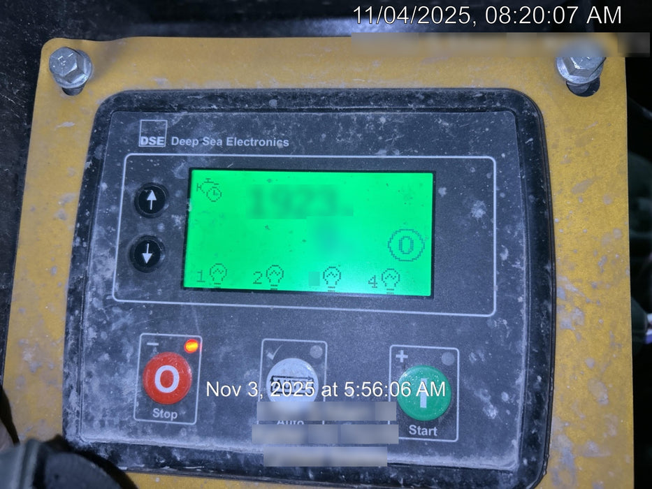 Allmand NLV3GR (4) LED Light Fixture 350W, 23' Vertical Mast, 3kW Prime, Towable, Deep Sea L401, Leveling Jacks, Yanmar T4F 5.8hp