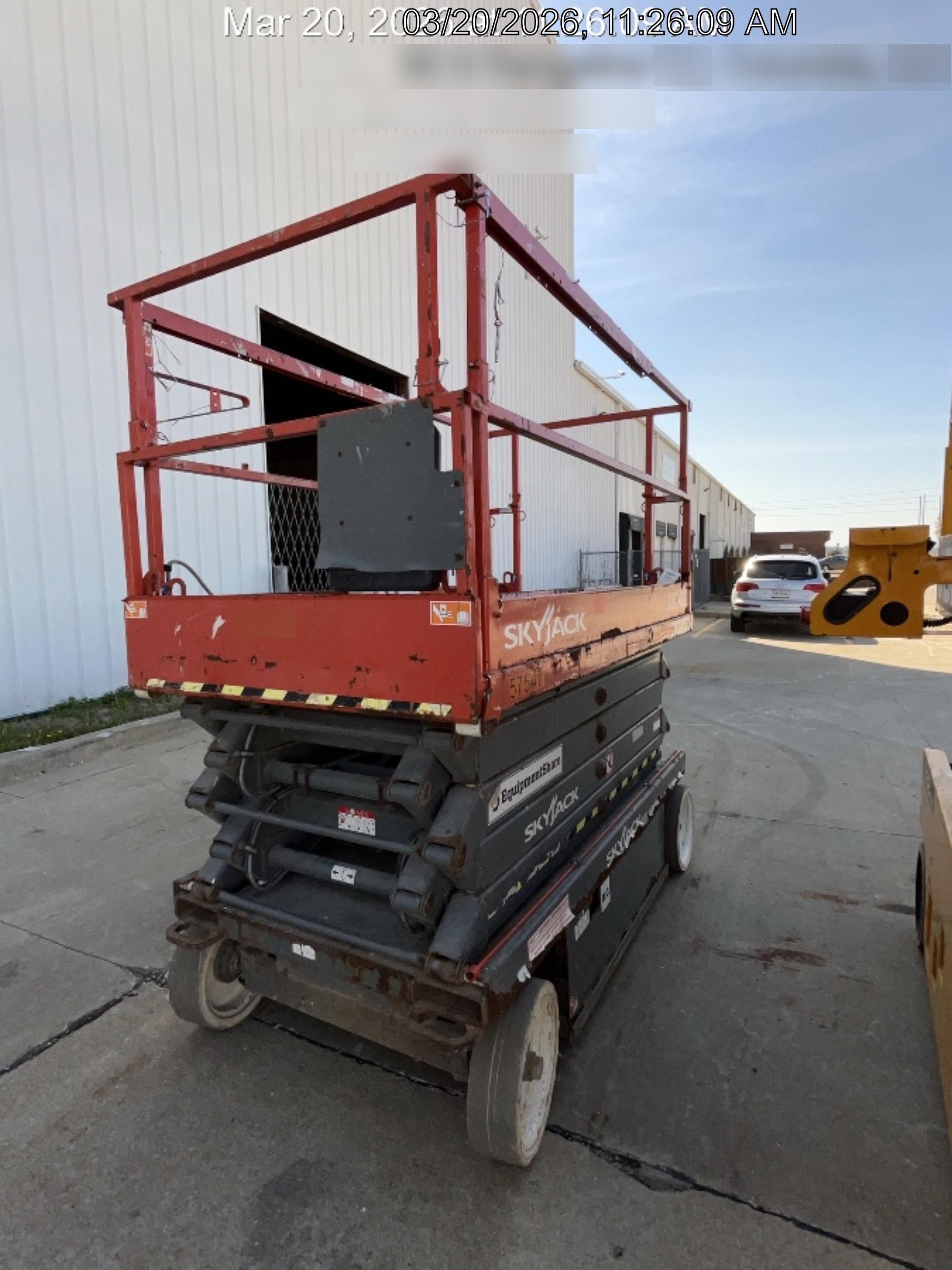 2016 Skyjack SJIII-4632 Standard Rental Specs