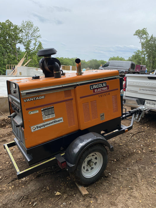 2021 Lincoln Electric Vantage 549X Ready Pak 3, ORANGE (includes trailer, cable rack, fender light kit)