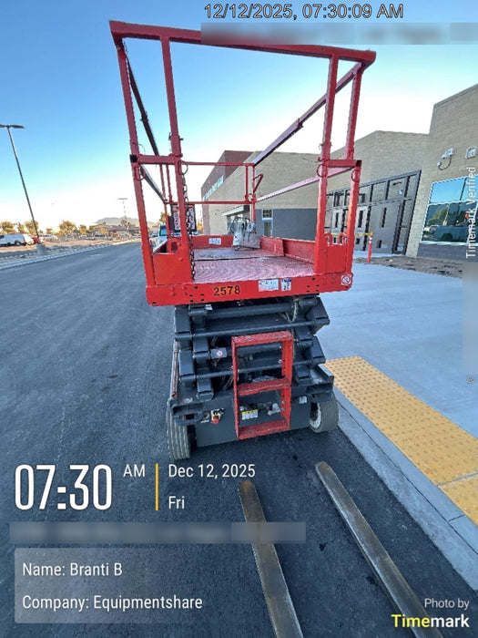 2016 Skyjack SJIII-4632 Standard Options