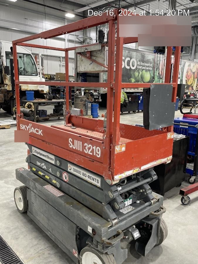 2018 Skyjack SJIII-3219 Standard Rental Specs