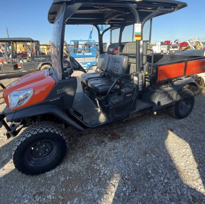 2021 Kubota RTV-X1140W-H Plastic Canopy, Windshield Acrylic Clear, LED Strobe Light, Wire Harness Kit, Back up Alarm