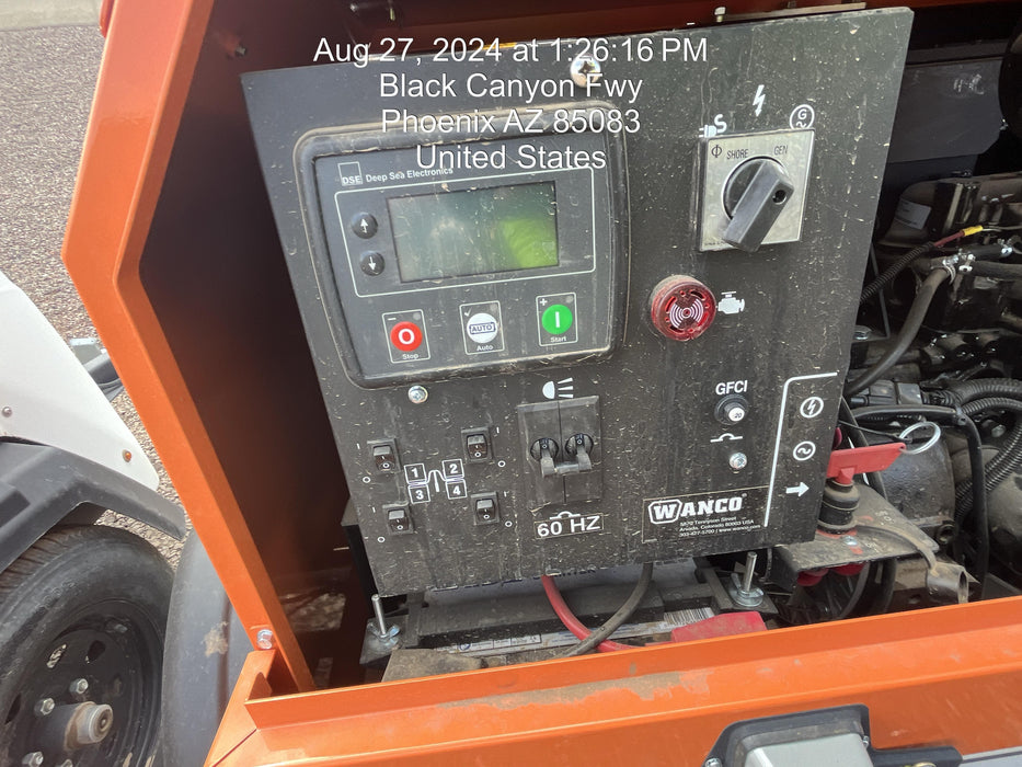 2024 Wanco WLTT-4MM4K Diesel, Deep Sea Controller, Shore Power Plug, Auto Start, (4) 350W LED Floodlights, 4kW Generator, 60 Gal Fuel Tank, 2" Ball, T3