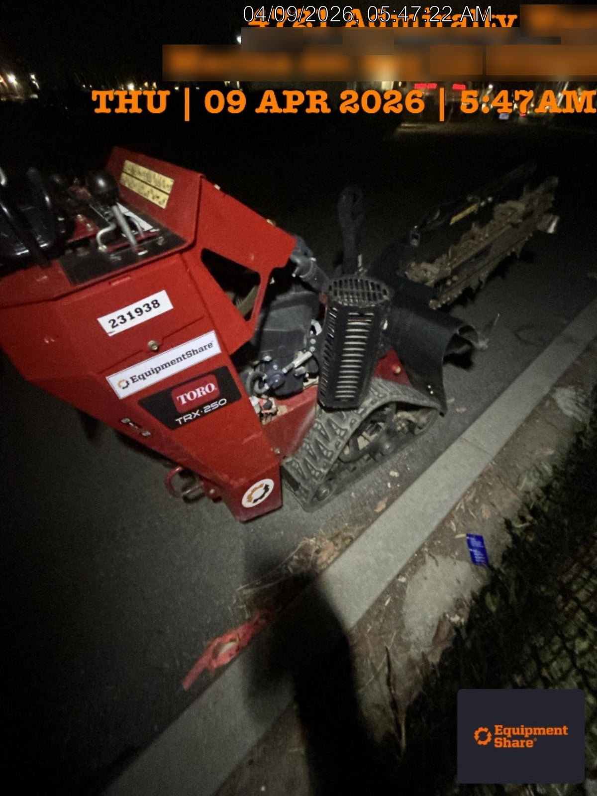 2022 TORO TRX-250