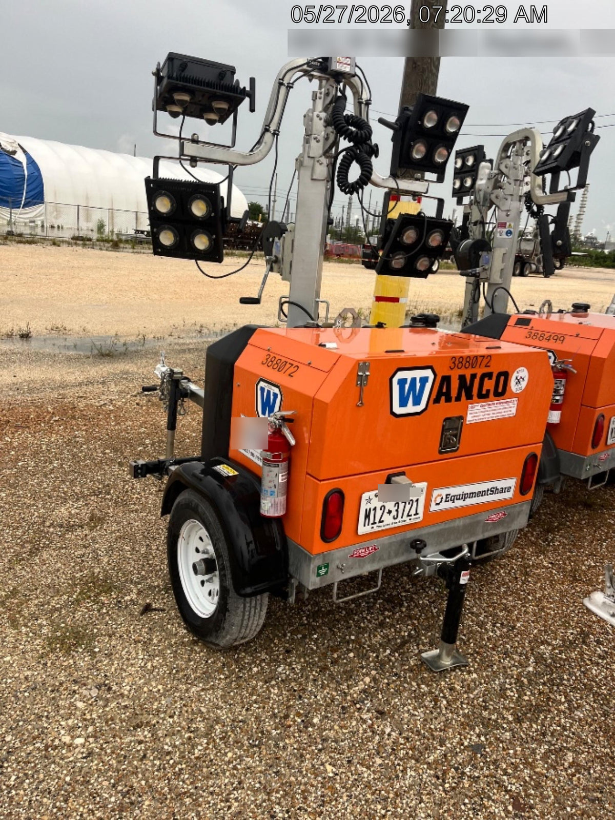 2024 Wanco WLTT-4MM4K Diesel, Deep Sea Controller, Shore Power Plug, Auto Start, (4) 350W LED Floodlights, 4kW Generator, 60 Gal Fuel Tank, 2" Ball, T3