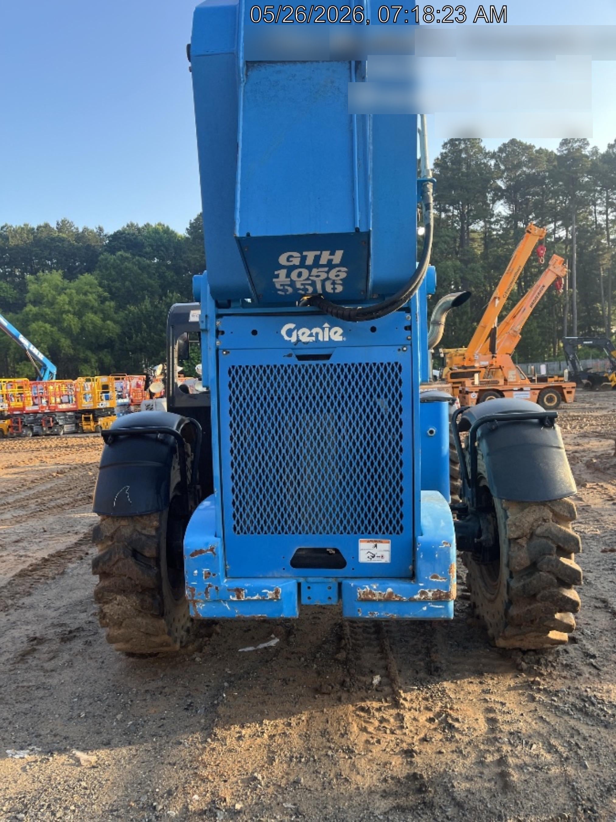 2017 Genie GTH-1056 Genie GTH1056, Solid Tires, 60" carriage, Open ROPS