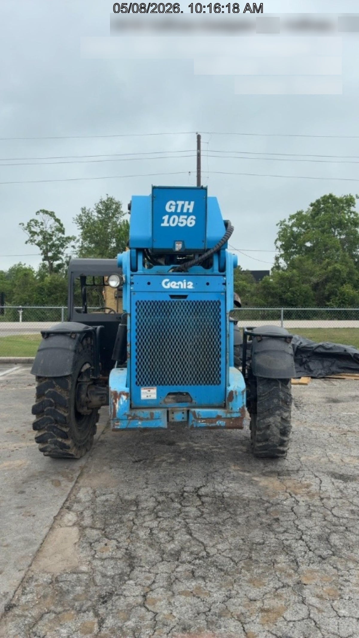 2017 Genie GTH-1056 Genie GTH1056, Solid Tires, 60" carriage, Open ROPS - GTH10E-11935