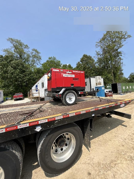 2022 Shindaiwa DGW400MDL Kubota D902 Engine, 23 HP, Dual Op Welder, Wire, Arc, Droop Stick, Tig, and CC Stick Functionality, Simulphase, 3 Phase and 1 Phase Gen Output, Single Axle NB Trlr, Slr Trckl Chrg 12V 12W, Fire Ext