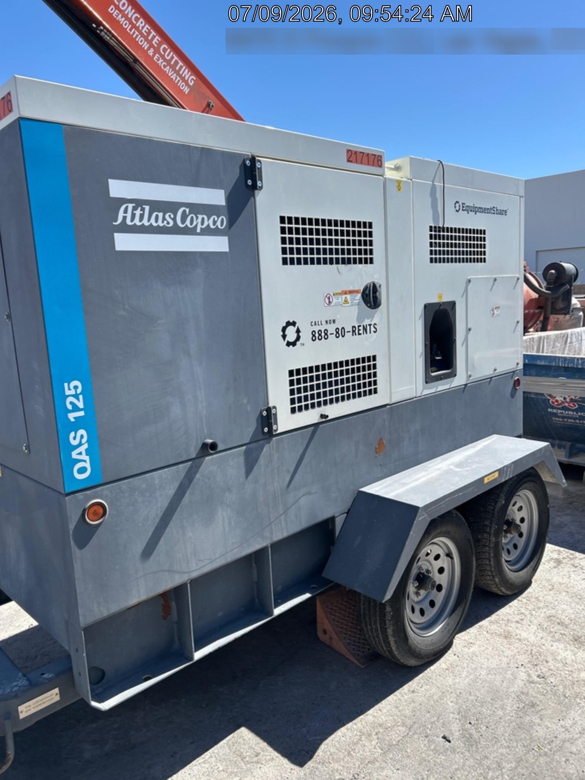 2022 ATLAS COPCO QAS 125