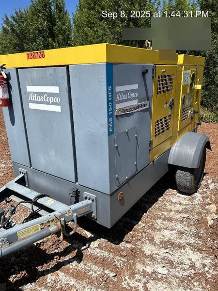 2021 ATLAS COPCO PAS 150 HF CS Enclosed