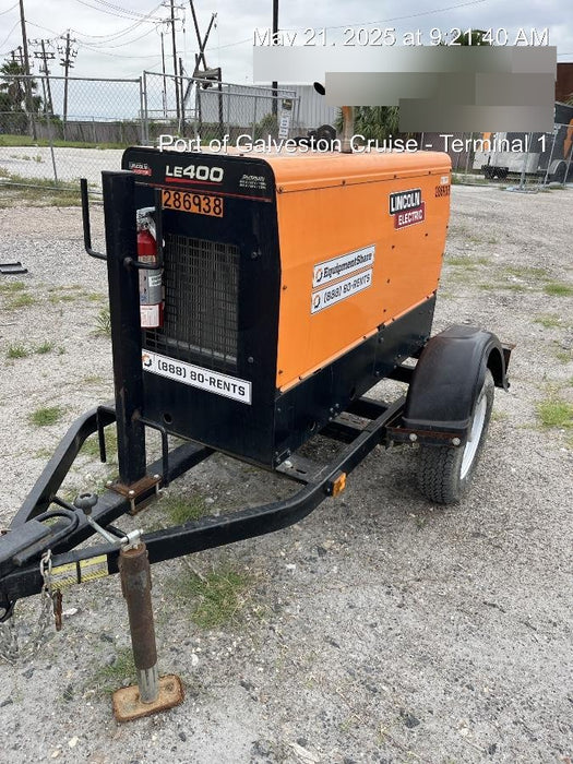 2022 Lincoln Electric LE400 Kubota V1505, Trlr, Cable Rack, Light Kit, ES Decals, T3