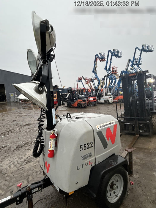 2017 Wacker Neuson LTV6L-MH Wacker Neuson 6 kW Towable Light Generator