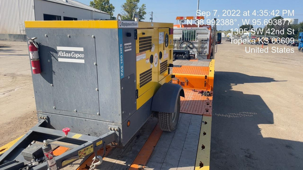 2020 ATLAS COPCO PAS 100 HF CS Enclosed
