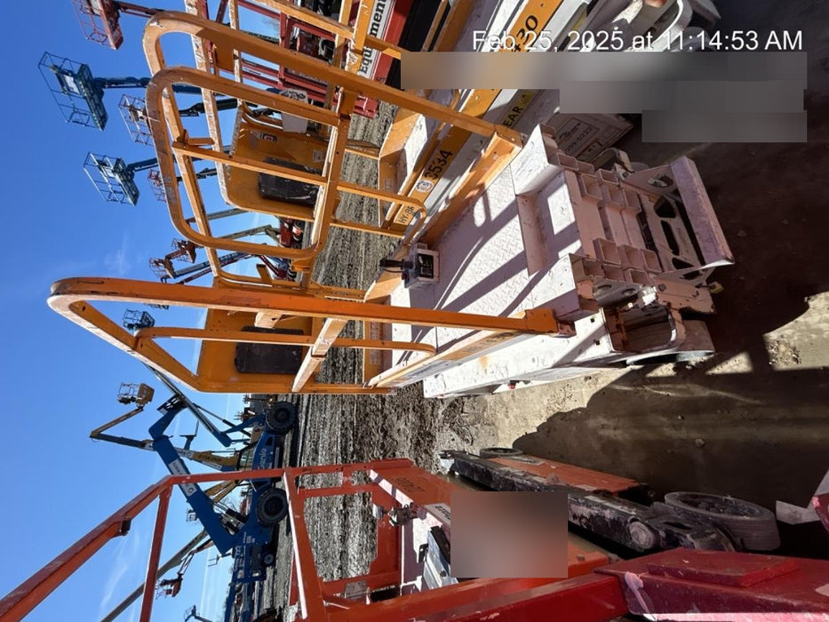 Custom Equipment HB-1430 <ul>
 <li>Hy-Brid Scissor Lift</li>
  <li>Platform capacity up to 670 lbs.</li>
  <li>Working height up to 20 ft</li>
  <li>Weighs under 1,700 lbs.</li>
  <li>Non-marking wheels </li>
</ul>