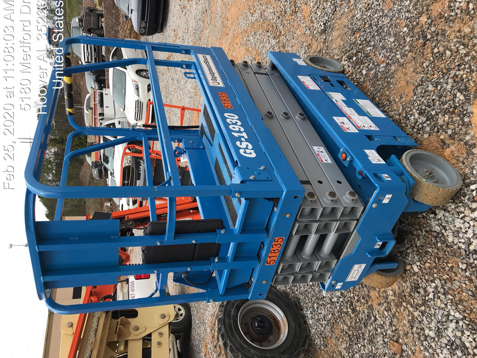 2019 Genie GS-1930 Fixed Rails with Chain Entry