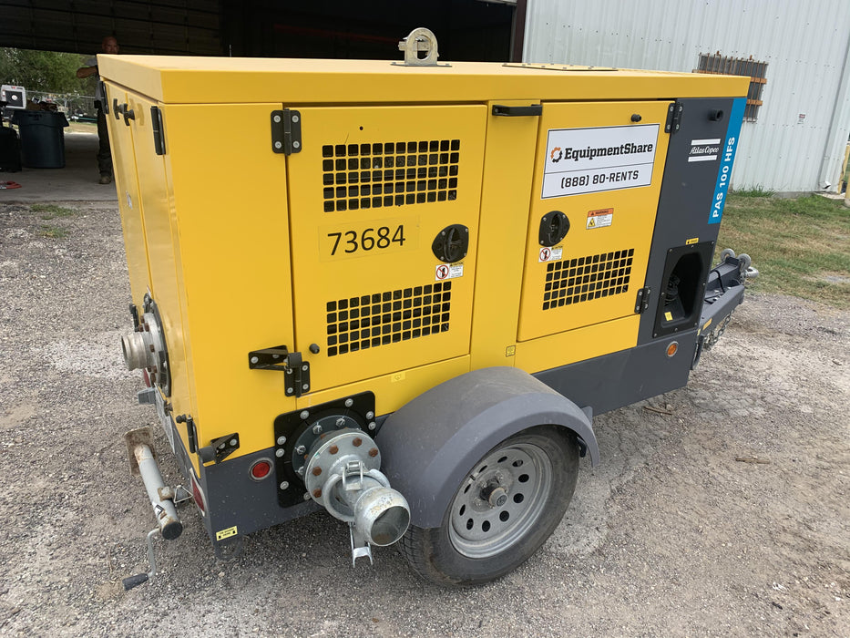2020 ATLAS COPCO PAS 100 HF CS Enclosed