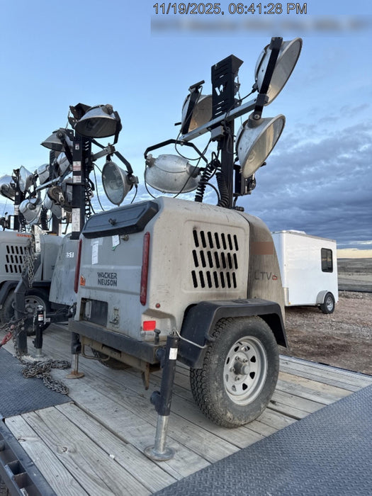 2019 Wacker Neuson LTV6L-MH Wacker Neuson LTV6L Mobile Light Tower w/Fuel Level Sensor Installed