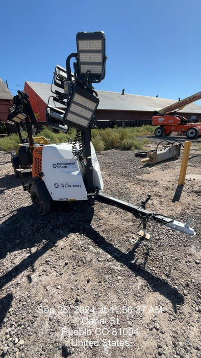 2023 Generac MLT2 Diesel, Flex Switch 120V Input, Powerzone Controller, 
(4) 320W LED Lights, 4kW Generator, 39.9 Gal Fuel Tank, 2" Ball, T3