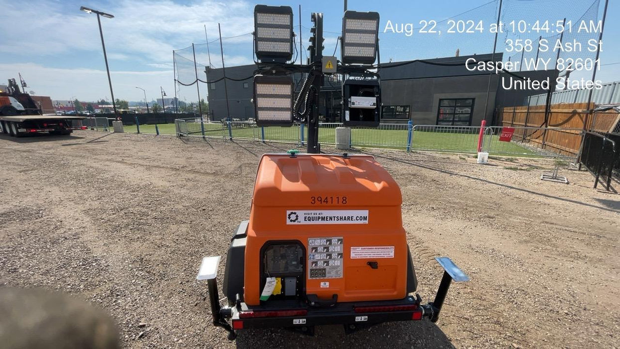 2024 Generac MLT2 Diesel, Flex Switch 120V Input, Powerzone Controller, 
(4) 320W LED Lights, 4kW Generator, 39.9 Gal Fuel Tank, 2" Ball, T3