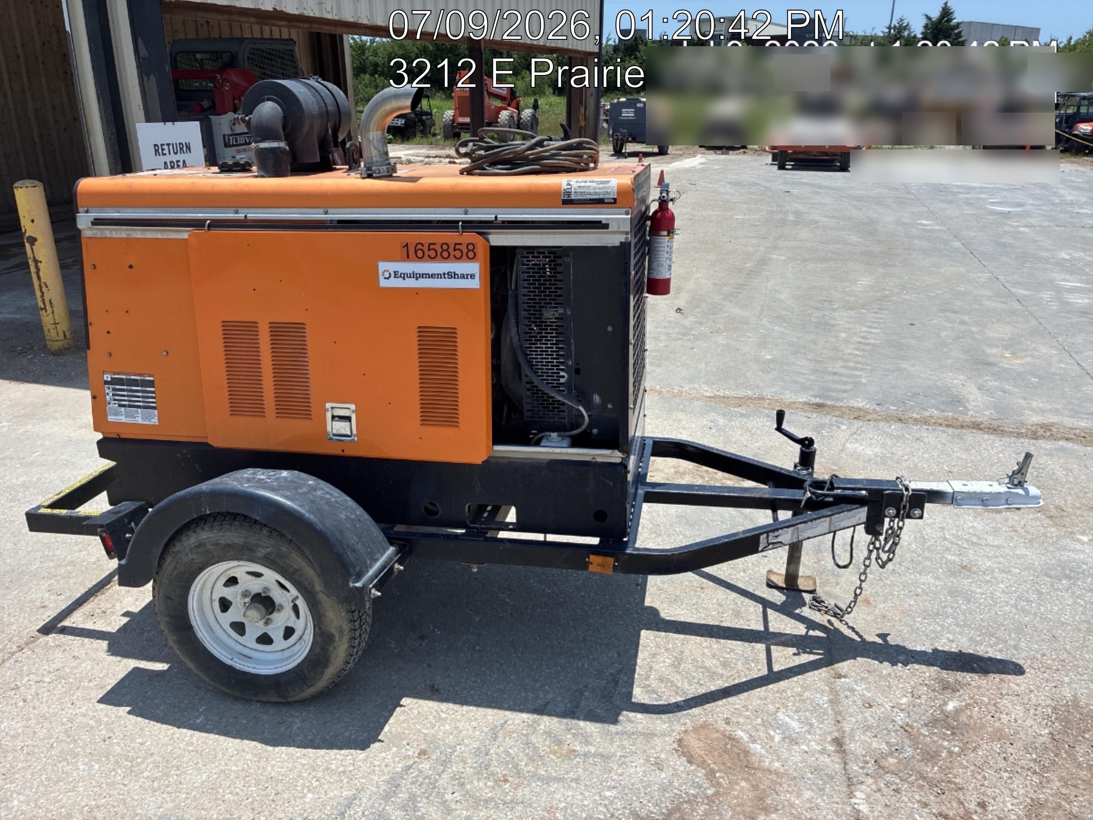 2021 Lincoln Electric Vantage 549X Ready Pak 3, ORANGE (includes trailer, cable rack, fender light kit)