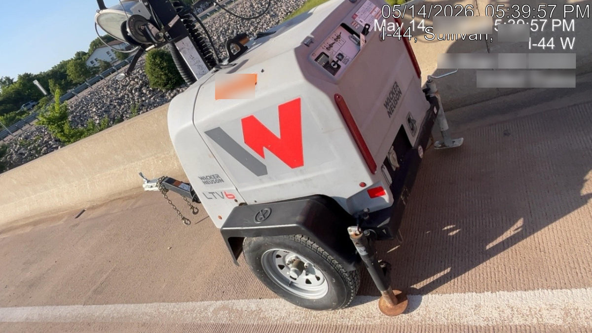 2019 Wacker Neuson LTV6L-MH Wacker Neuson LTV6L Mobile Light Tower w/Fuel Level Sensor Installed